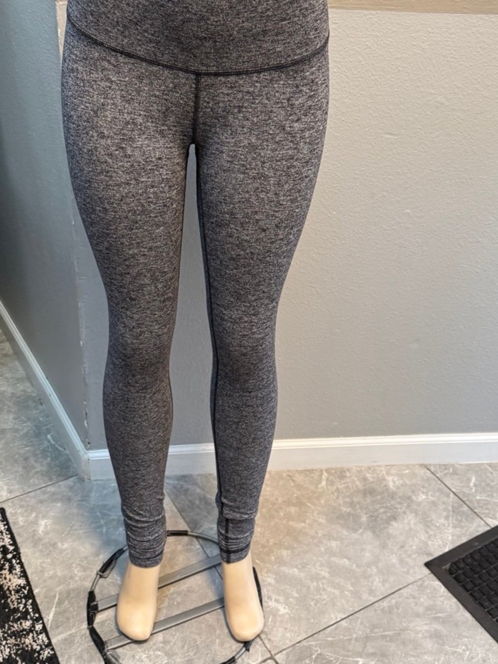 lululemon athletica Heathered Gray High-Rise Leggings